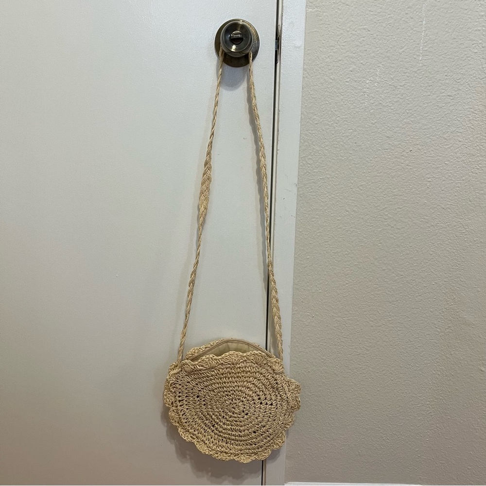 Crossbody Straw Bag